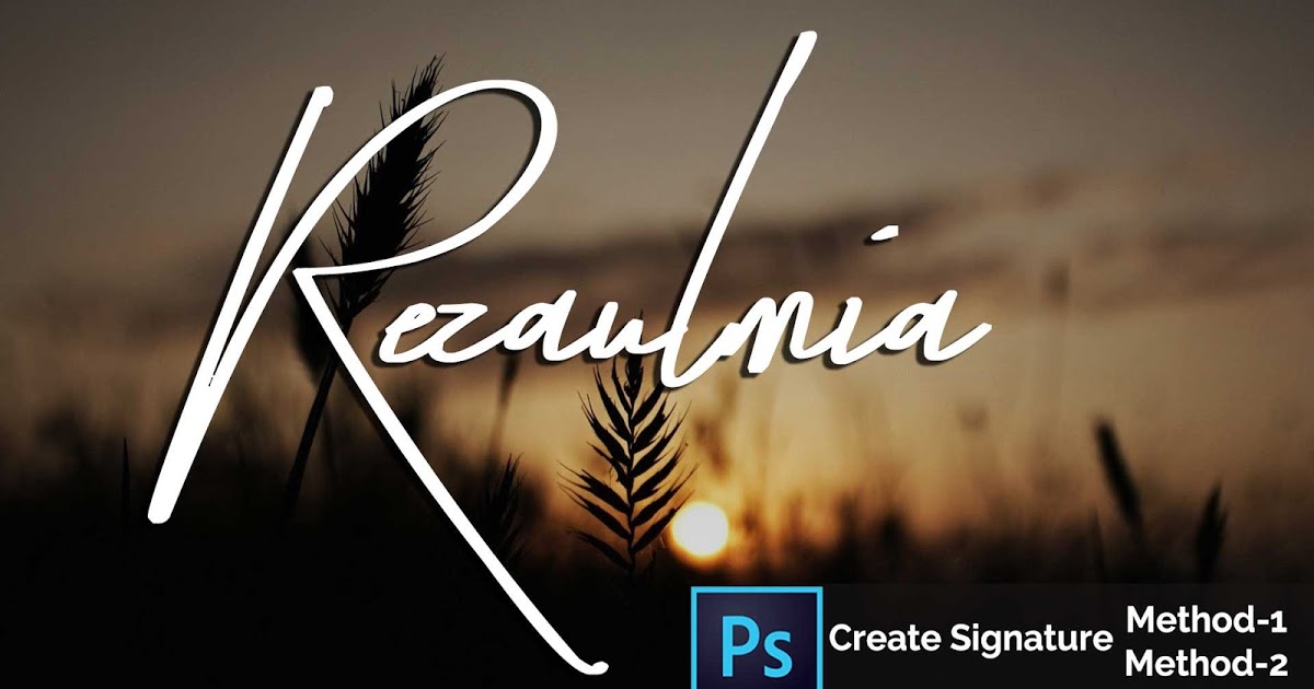 create photography logo in photoshop